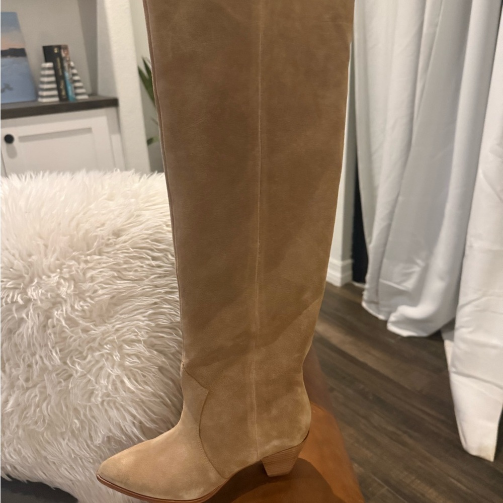 Vince Camuto Tan Over the Knee Boots - Size 7